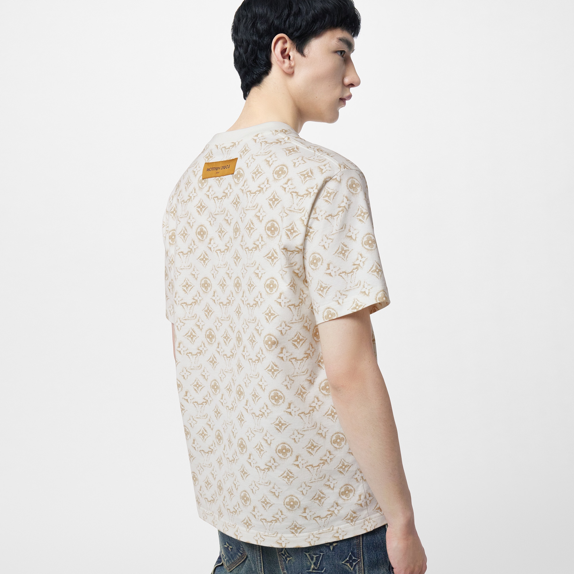 Tee shirt louis online vuitton monogram